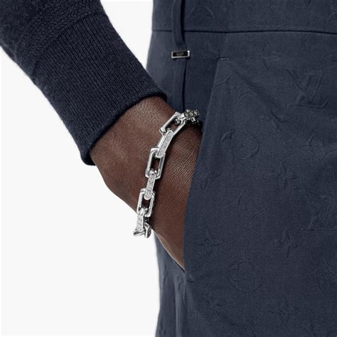 louis vuitton armband man|louis vuitton monogram chain bracelet.